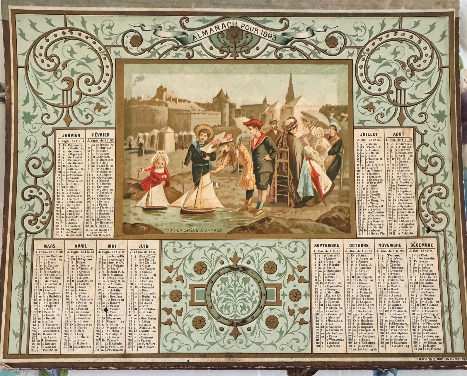 Almanach pour 1893, Ophalen of Verzenden