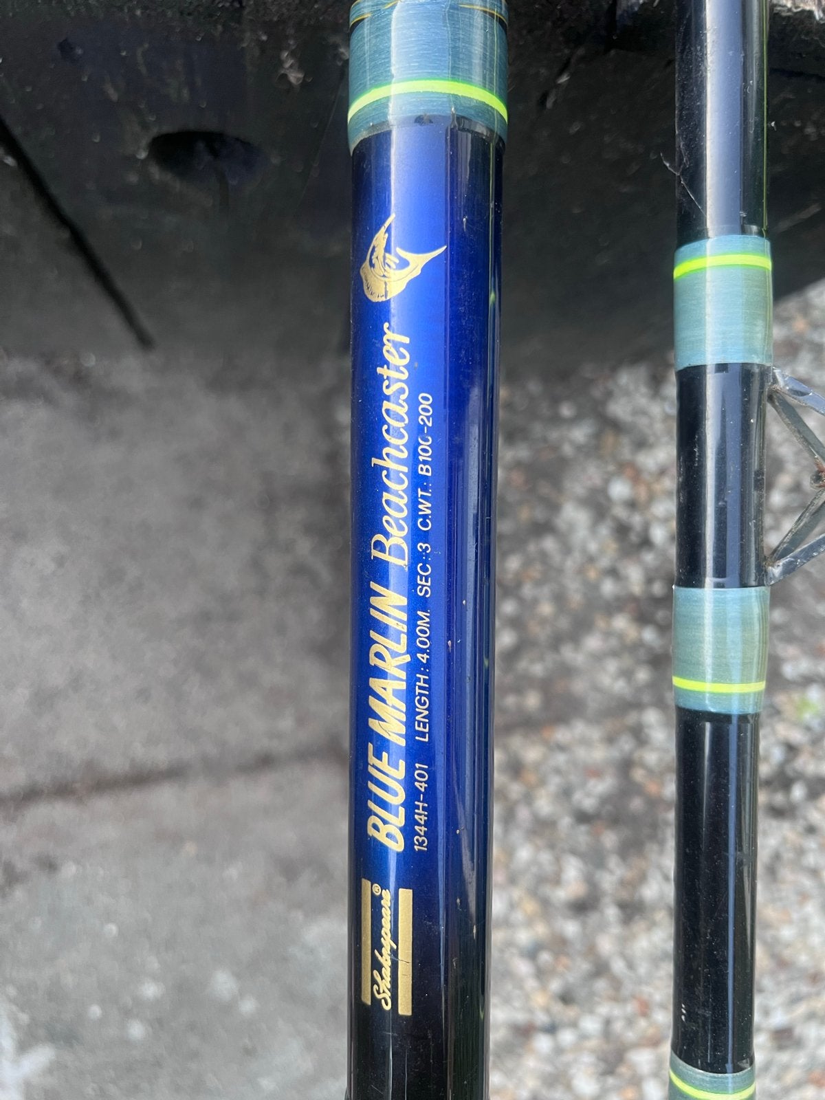 Shakespeare Blue Marlin Beachcaster Strandhengel 4.00m, Ophalen, Gebruikt, Werphengel