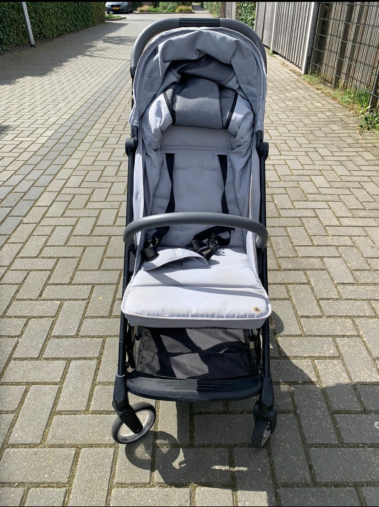 Topmark buggy grijs, Kinderen en Baby's, Ophalen, Zo goed als nieuw, Zonnekap
