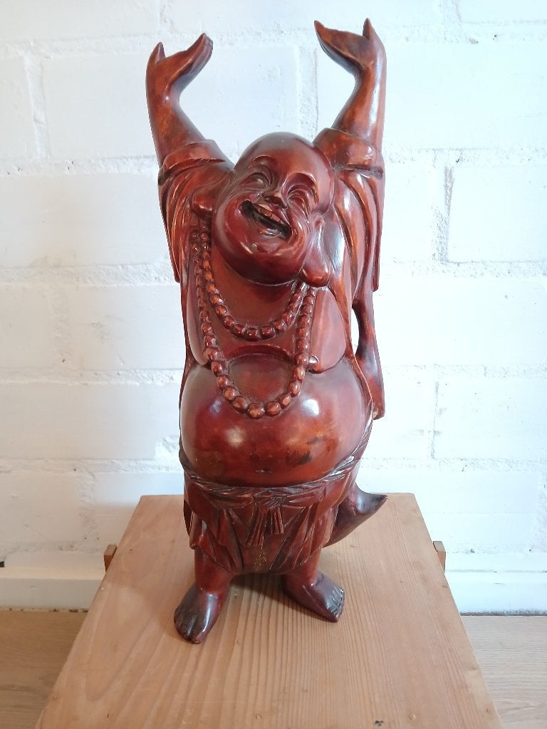 Japanese traditional hichifukujinn wood carving, Ophalen of Verzenden