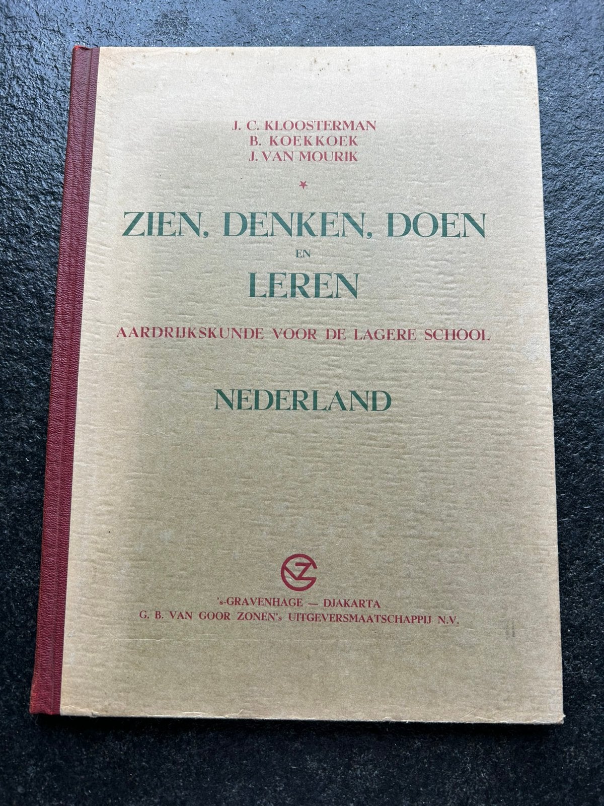 Aardrijkskundeboek 1951 lagere school, Boeken, Ophalen of Verzenden, Gelezen, Overige niveaus, Aardrijkskunde
