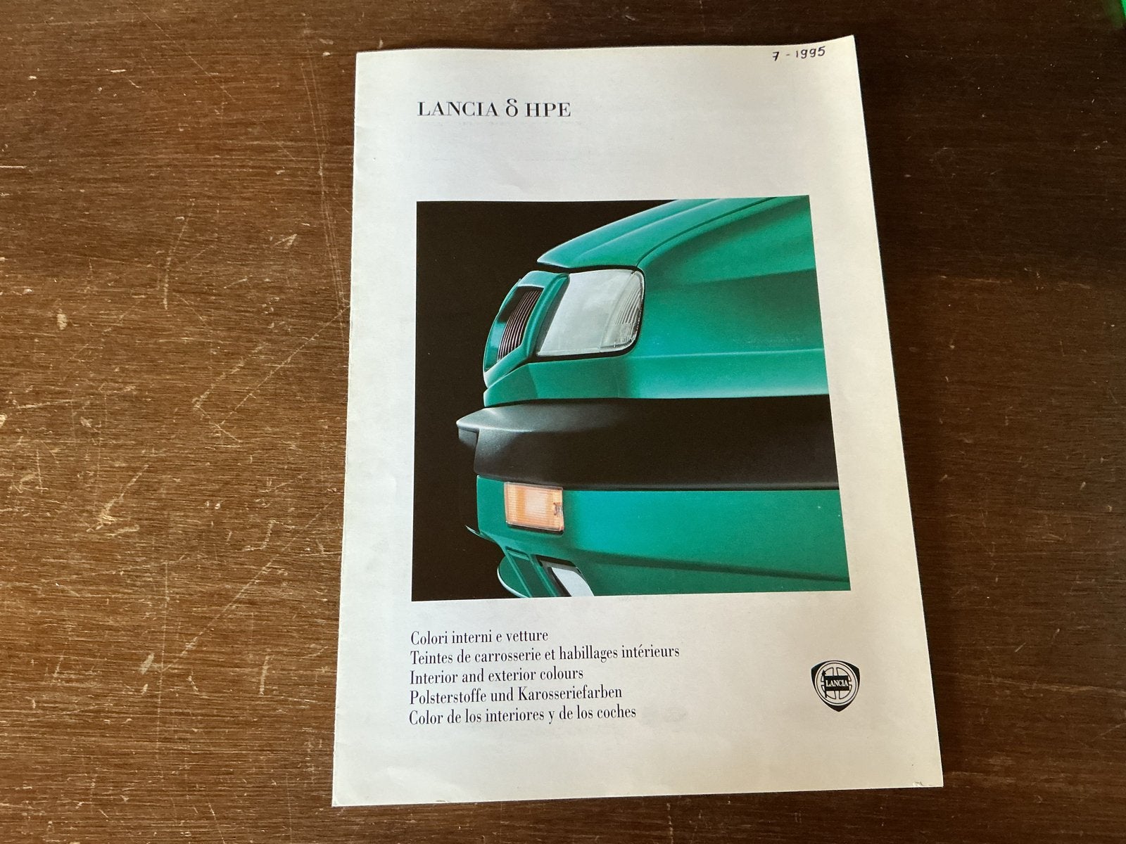 Lancia Kleuren- en Bekledingsbrochures (Set van 5), Ophalen of Verzenden, Gelezen, Overige merken