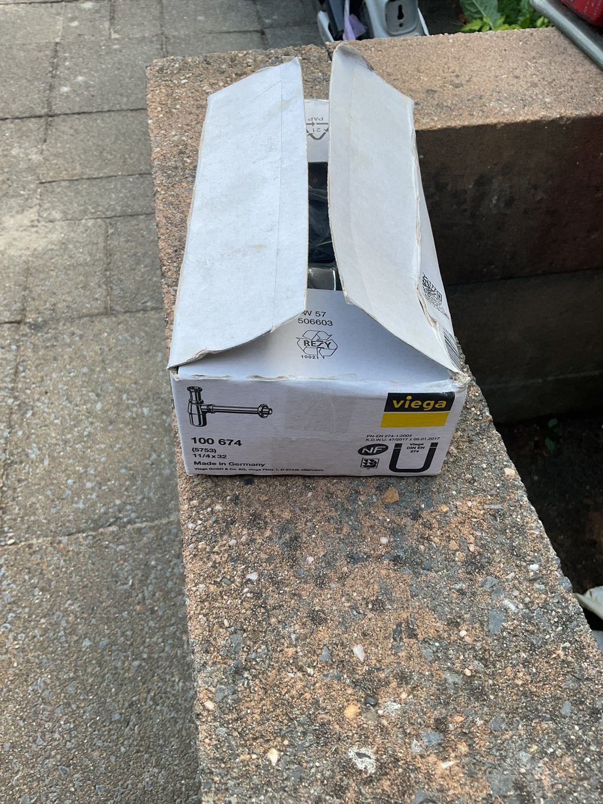 Plug beker sifon, Ophalen, Pvc, Zo goed als nieuw, Minder dan 2 meter