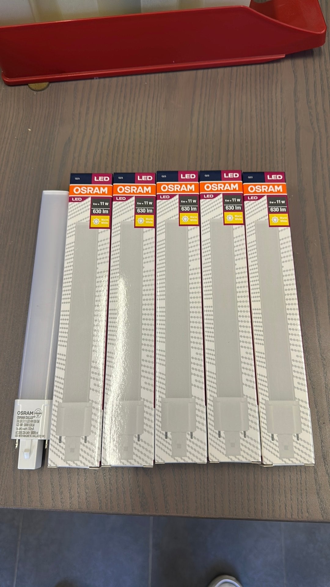 Osram G23 LED 6=11w 630lm warm white 6x, Ophalen, Led-lamp, Osram, Nieuw