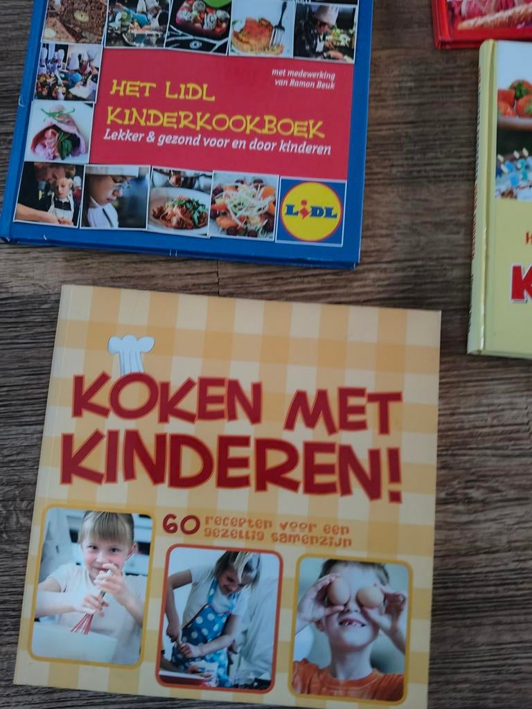 Kinder kook bijbel.  Kinderkookboeken 7 stuks, Boeken, Ophalen of Verzenden, Zo goed als nieuw
