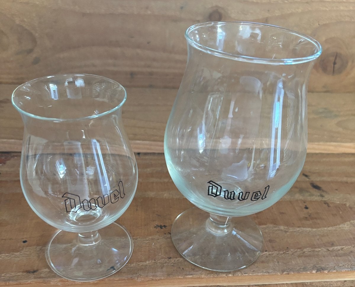 Duvel glazen, Ophalen of Verzenden, Zo goed als nieuw, Bierglas
