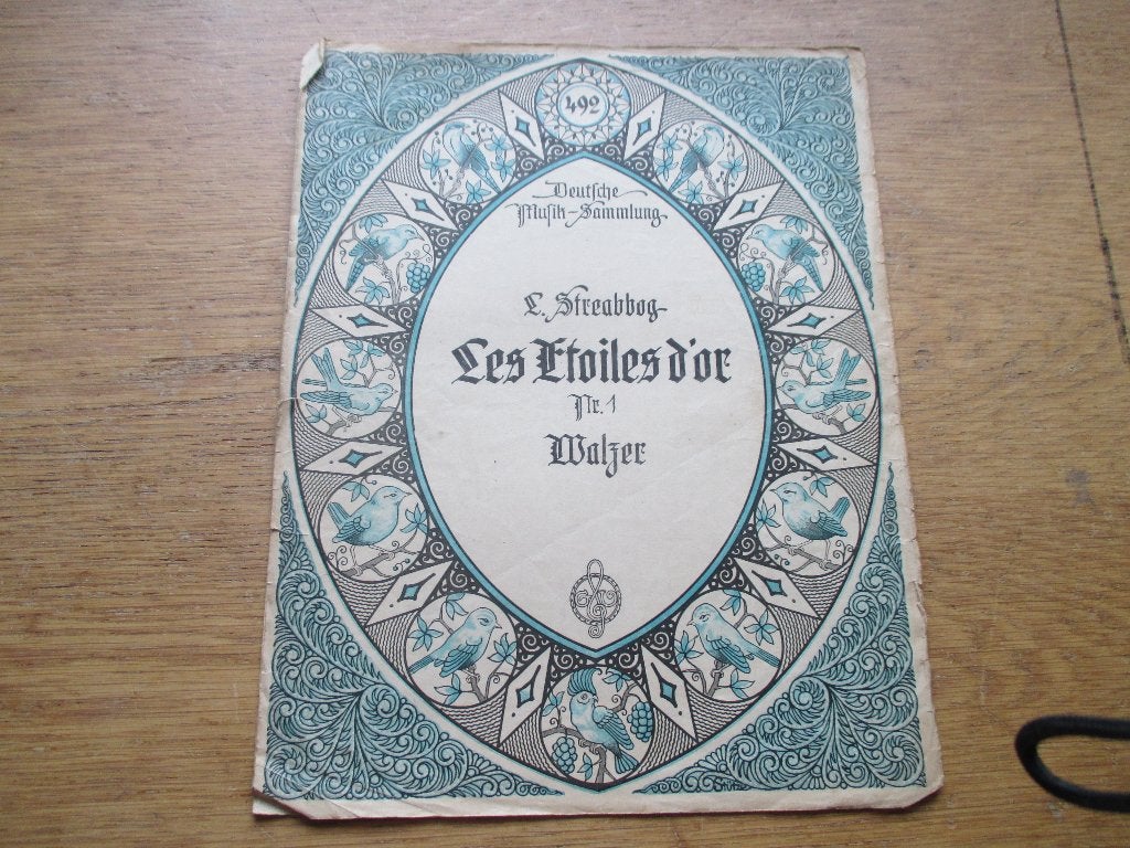 LES ETOILES D'OR - WALS VAN STREABBOG - PIANO, Gebruikt, Klassiek, Ophalen of Verzenden, Artiest of Componist