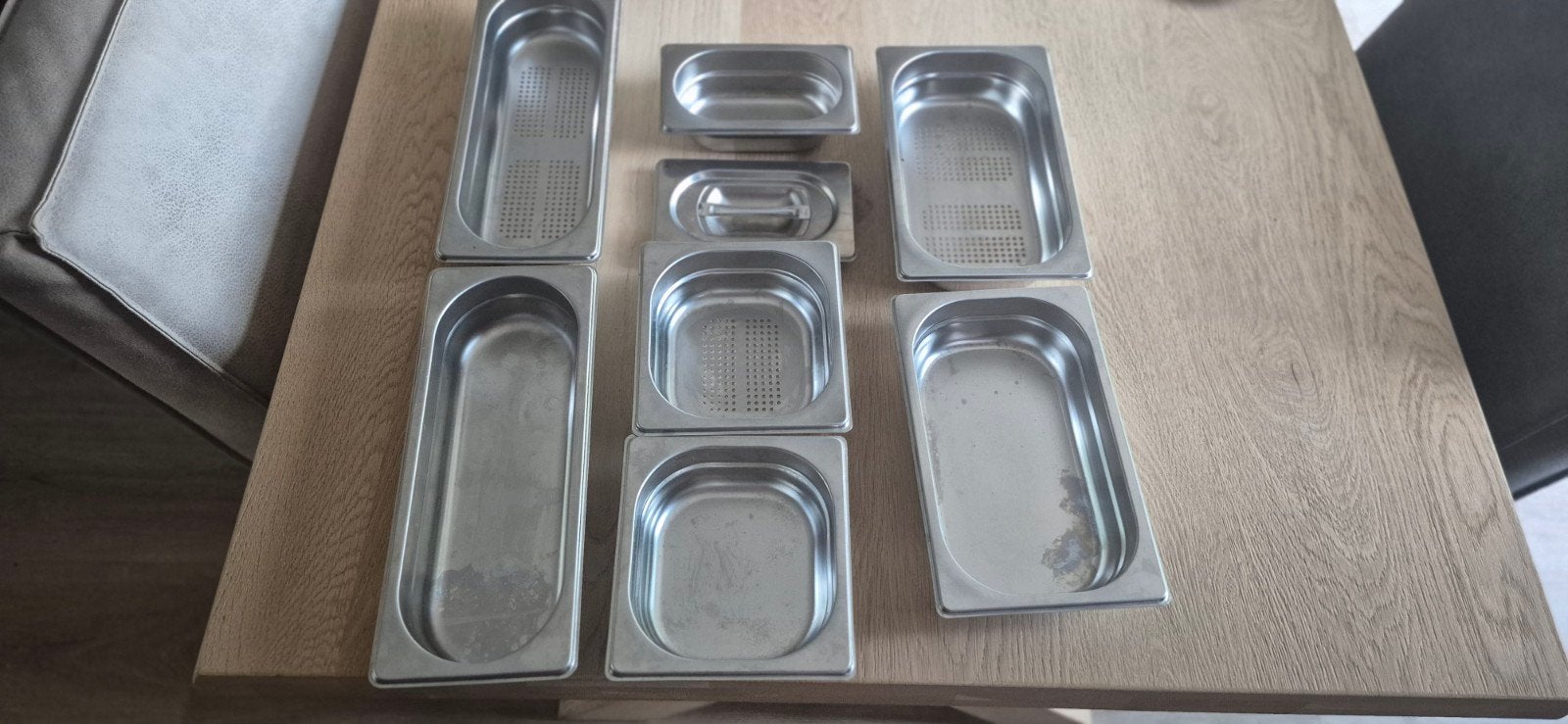 RVS schalen voor stoomoven - Diverse maten, Ophalen, Nieuw