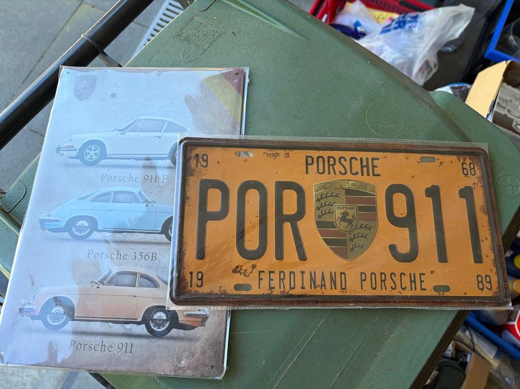 Porsche wanddecoratie / plaquettes - Nieuw in folie, Ophalen of Verzenden, Nieuw, Auto's