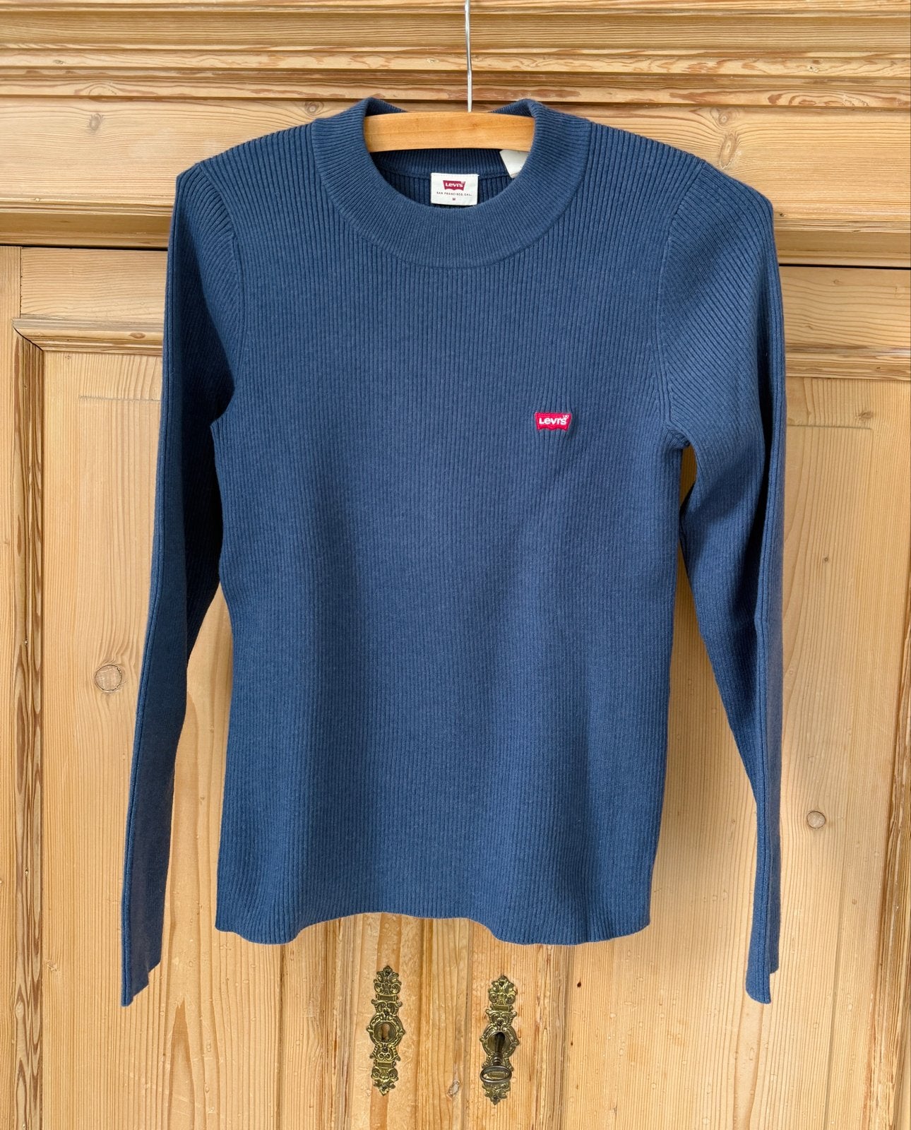 Mooie en warme Levi's trui in een prachtige blauwe kleur! S, Ophalen of Verzenden, Zo goed als nieuw, Maat 36 (S), Blauw