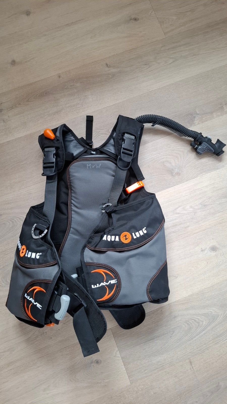 Aqualung Wave Trimvest (SM) met SureLock loodzakken, Ophalen, Zo goed als nieuw, Trimvest of Wing