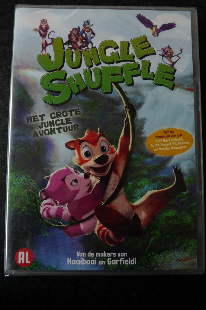 nieuw in seal dvd Jungle shuffle het grote jungle avontuur,, Alle leeftijden, Ophalen of Verzenden, Nieuw in verpakking, Europees