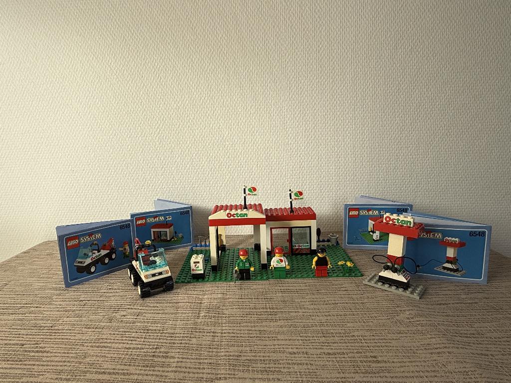 Lego 6548 tankstation, Kinderen en Baby's, Speelgoed | Duplo en Lego, City, Lego, Compleet, Ophalen of Verzenden