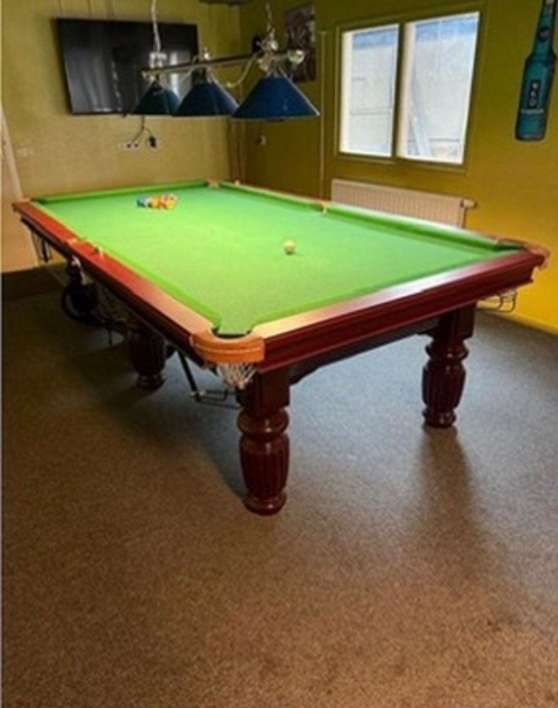 9ft Snookertafel pooltafel te koop aangeboden, Sport en Fitness, Ophalen, Gebruikt, Snookertafel