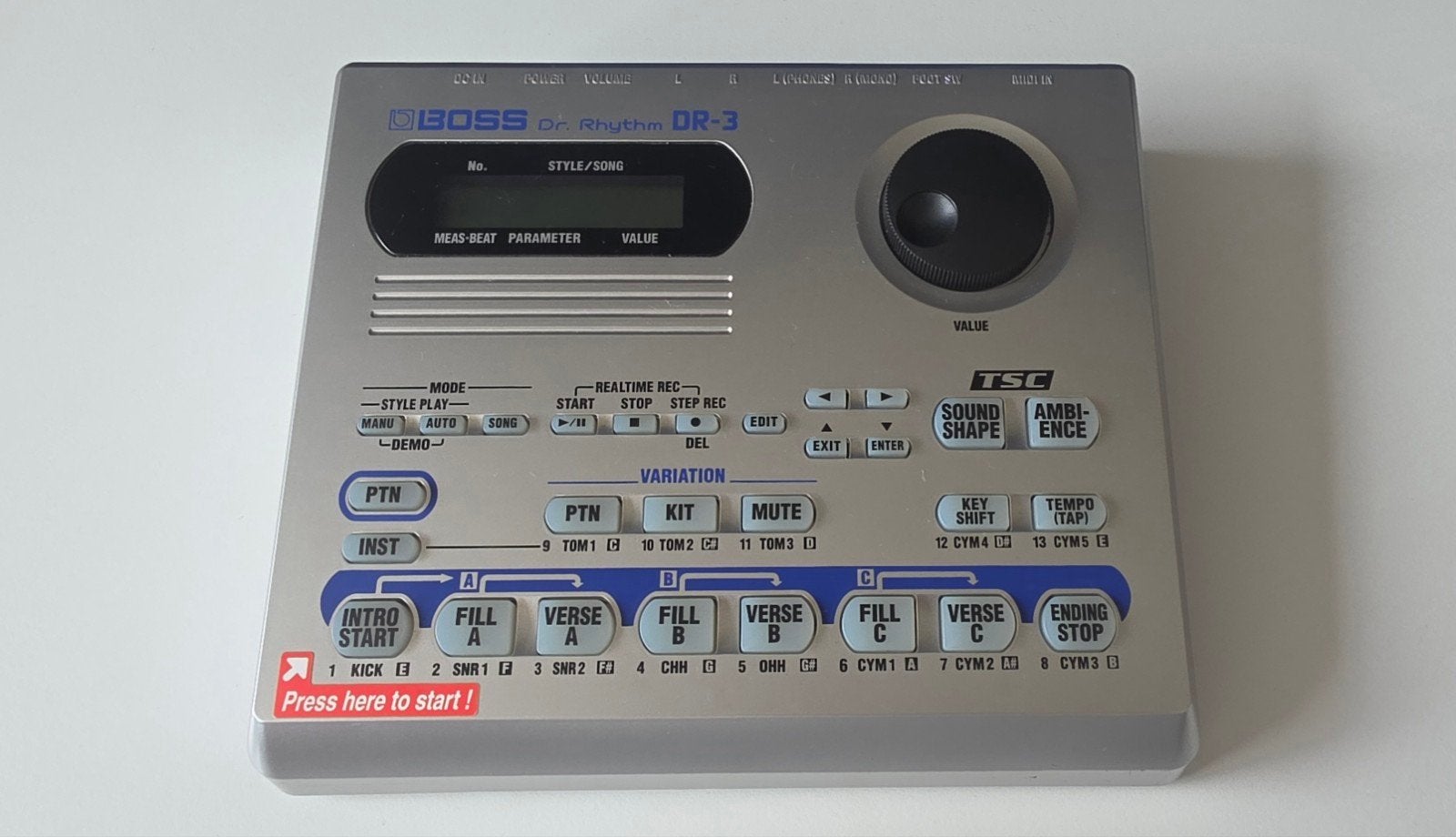 Boss DR-3 Dr Rhythm Drumcomputer Drum Machine, Ophalen of Verzenden, Gebruikt, Boss