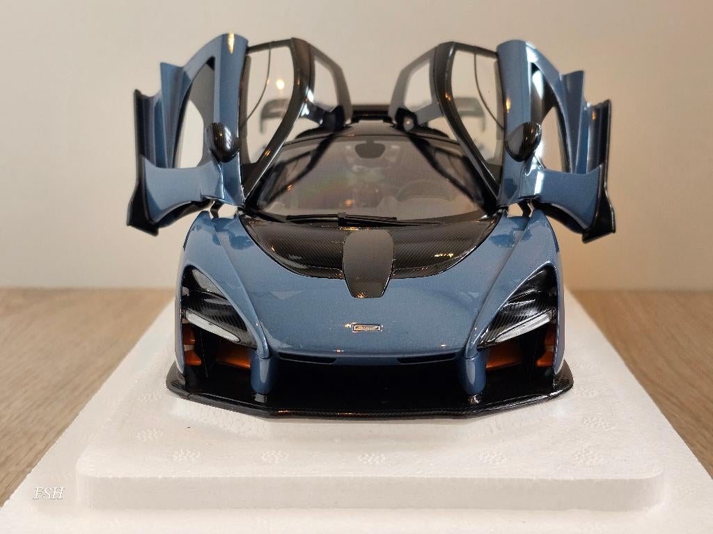 McLaren Senna, Victory Grey, AutoArt 76077. ** NIEUW ***, Ophalen of Verzenden, Nieuw, Auto, Autoart
