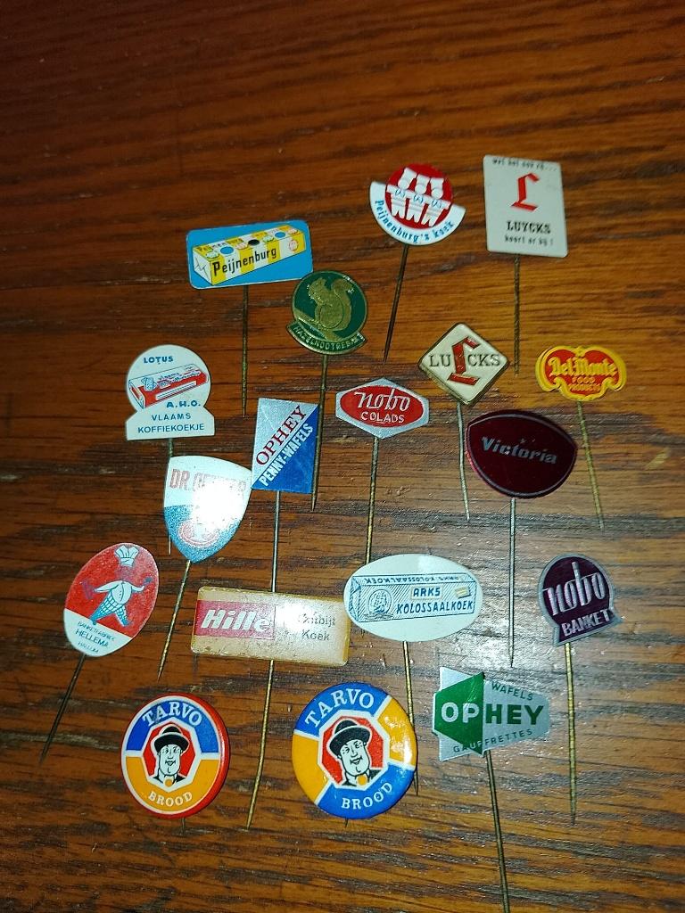 Bakerijen pins, Verzenden, Gebruikt, Merk, Speldje of Pin