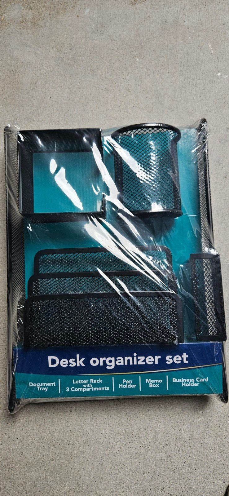 Bureau organizer set, Ophalen