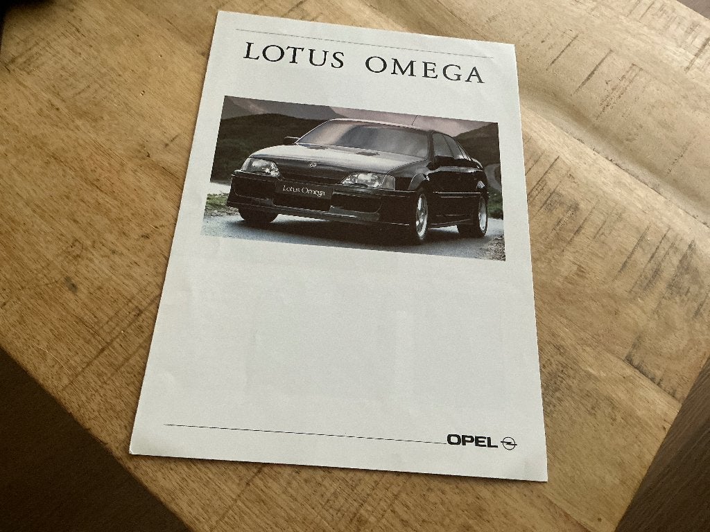 Opel Lotus Omega 02 1992, Ophalen of Verzenden, Zo goed als nieuw, Opel