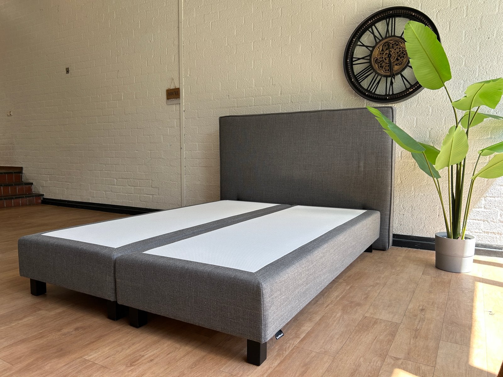 Eastborn boxspring 160x200 cm | super staat [DEMOMODEL], Tweepersoons, Ophalen of Verzenden, Zo goed als nieuw, 200 cm