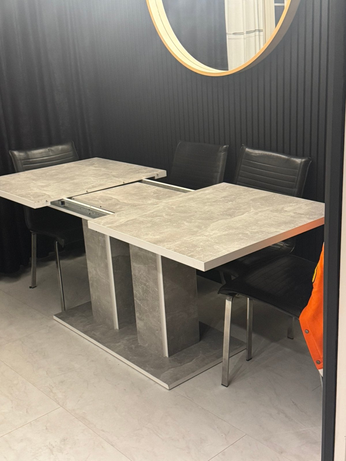 Uitschuifbaar eettafel, Ophalen, Overige materialen, 50 tot 100 cm, 50 tot 100 cm
