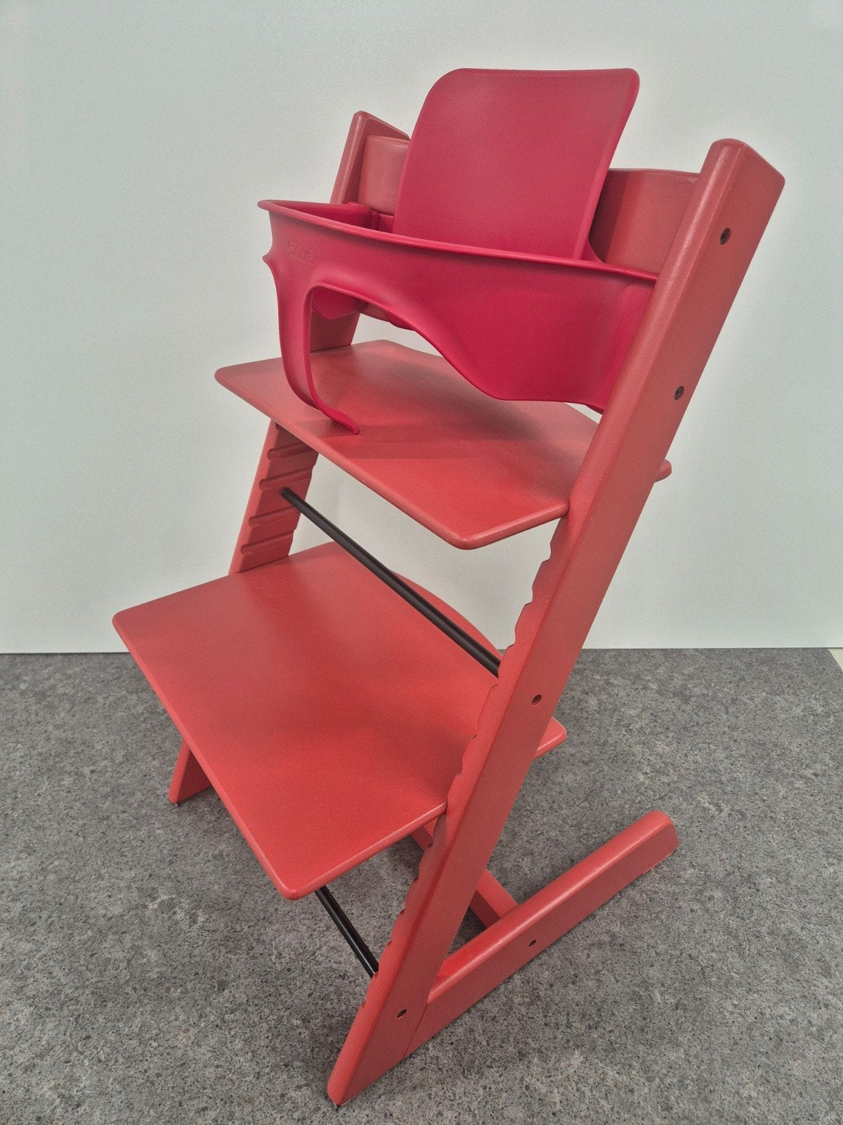 Stokke TrippTrapp met Babyset en Tray, Kinderen en Baby's, Ophalen of Verzenden, Zo goed als nieuw, Aanschuifbaar, .
