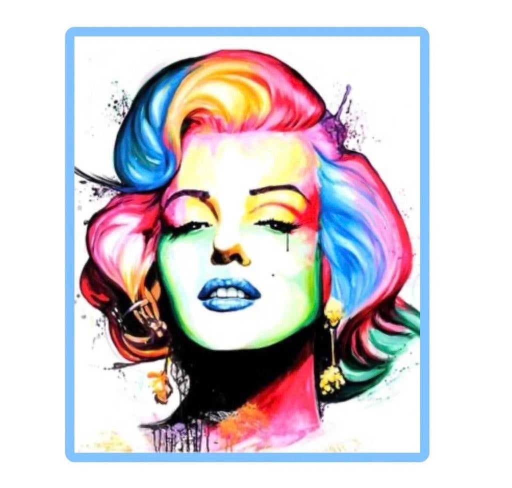 Diamond Painting Marilyn Monroe - 50x40cm Canvas, Hobby en Vrije tijd, Overige Hobby en Vrije tijd, Ophalen of Verzenden, Nieuw