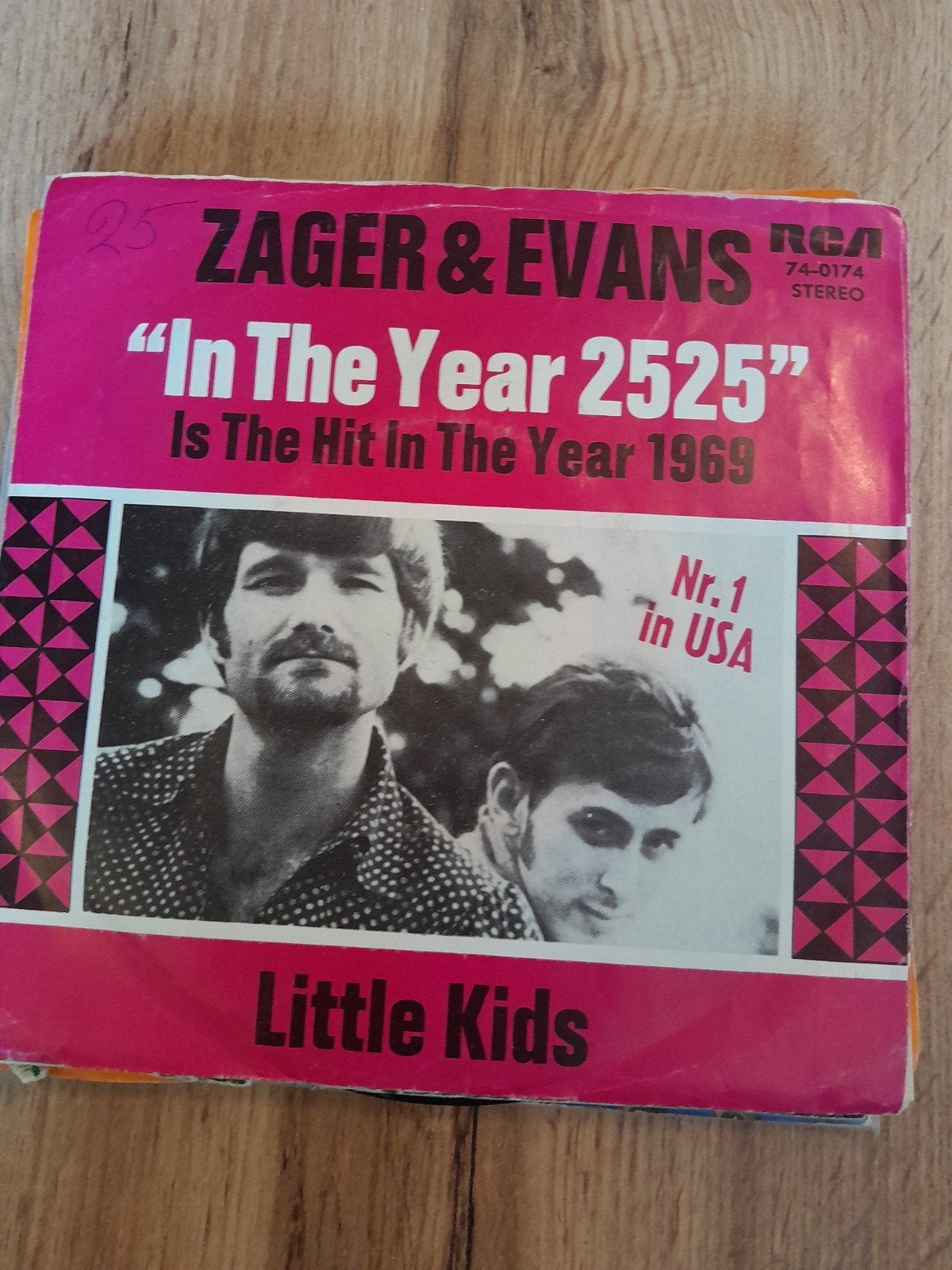 Zager & evans 7inch in the year 25 25, Ophalen of Verzenden, Zo goed als nieuw, Pop