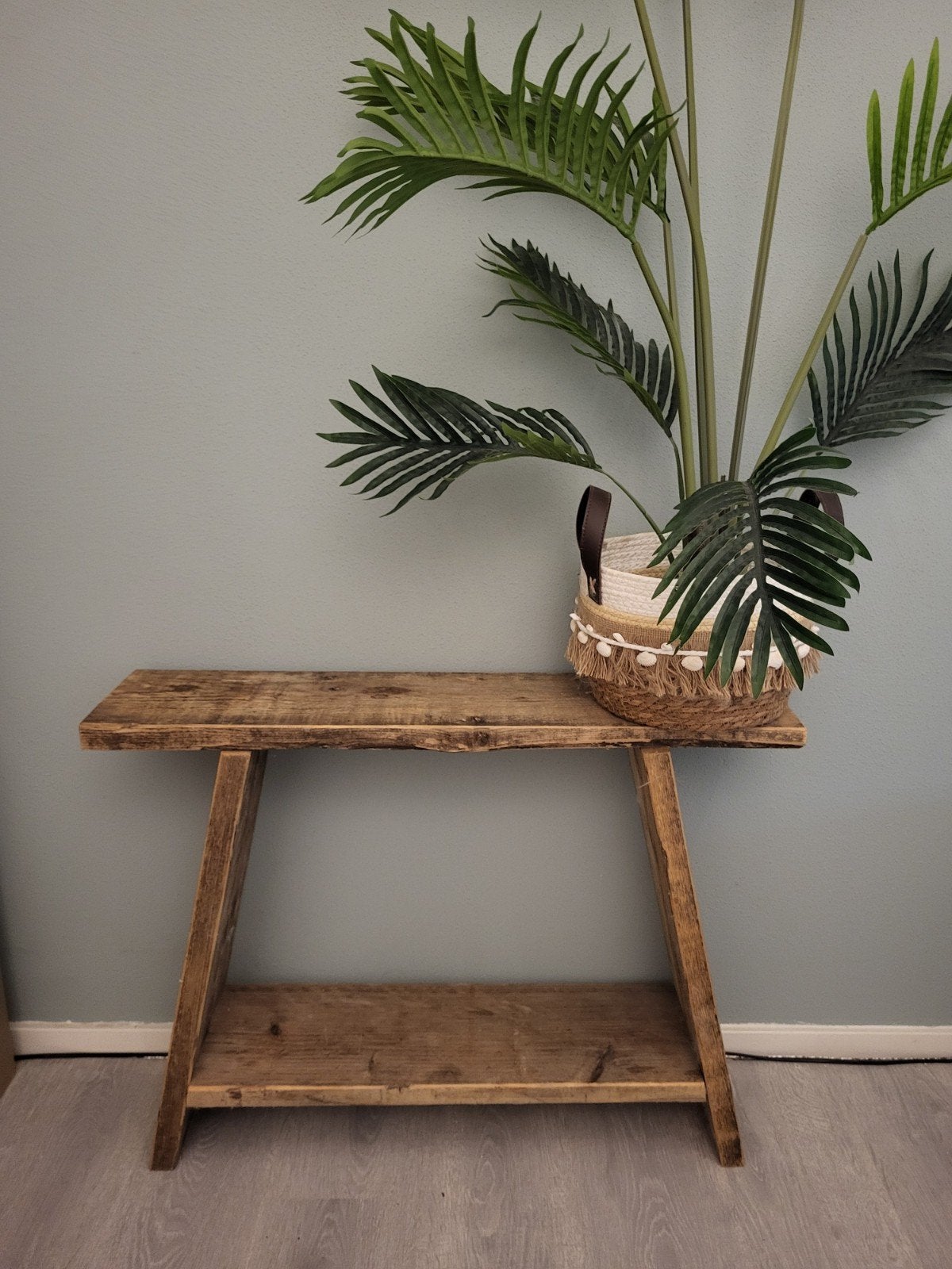 houten sidetable, Huis en Inrichting, Tafels | Sidetables, Ophalen, 25 tot 50 cm, Rechthoekig