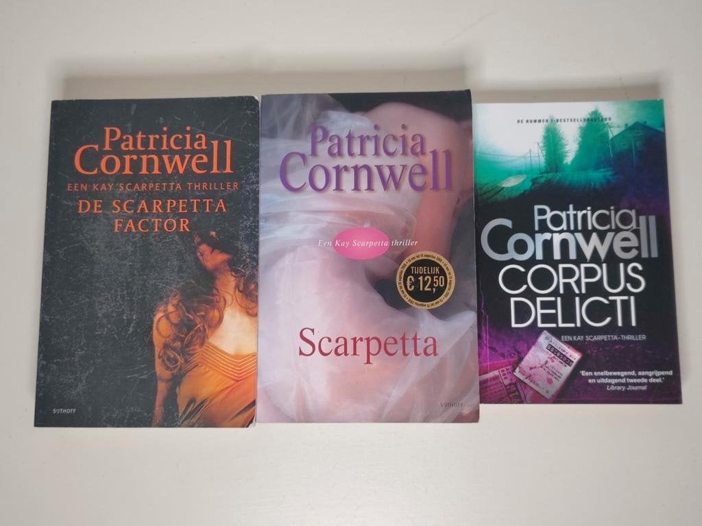 Patricia Cornwell 3x in goede staat samen voor 10 euro, Ophalen of Verzenden, Zo goed als nieuw, Patricia Cornwell