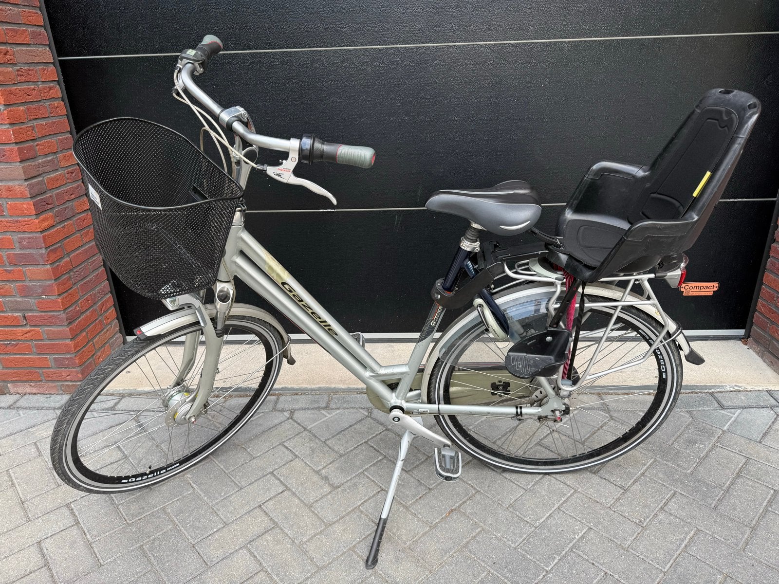 Gazelle Orange C7 Damesfiets met Kinderzitje en Mand, Fietsen en Brommers, Fietsen | Dames | Damesfietsen, Gebruikt, Gazelle, Versnellingen