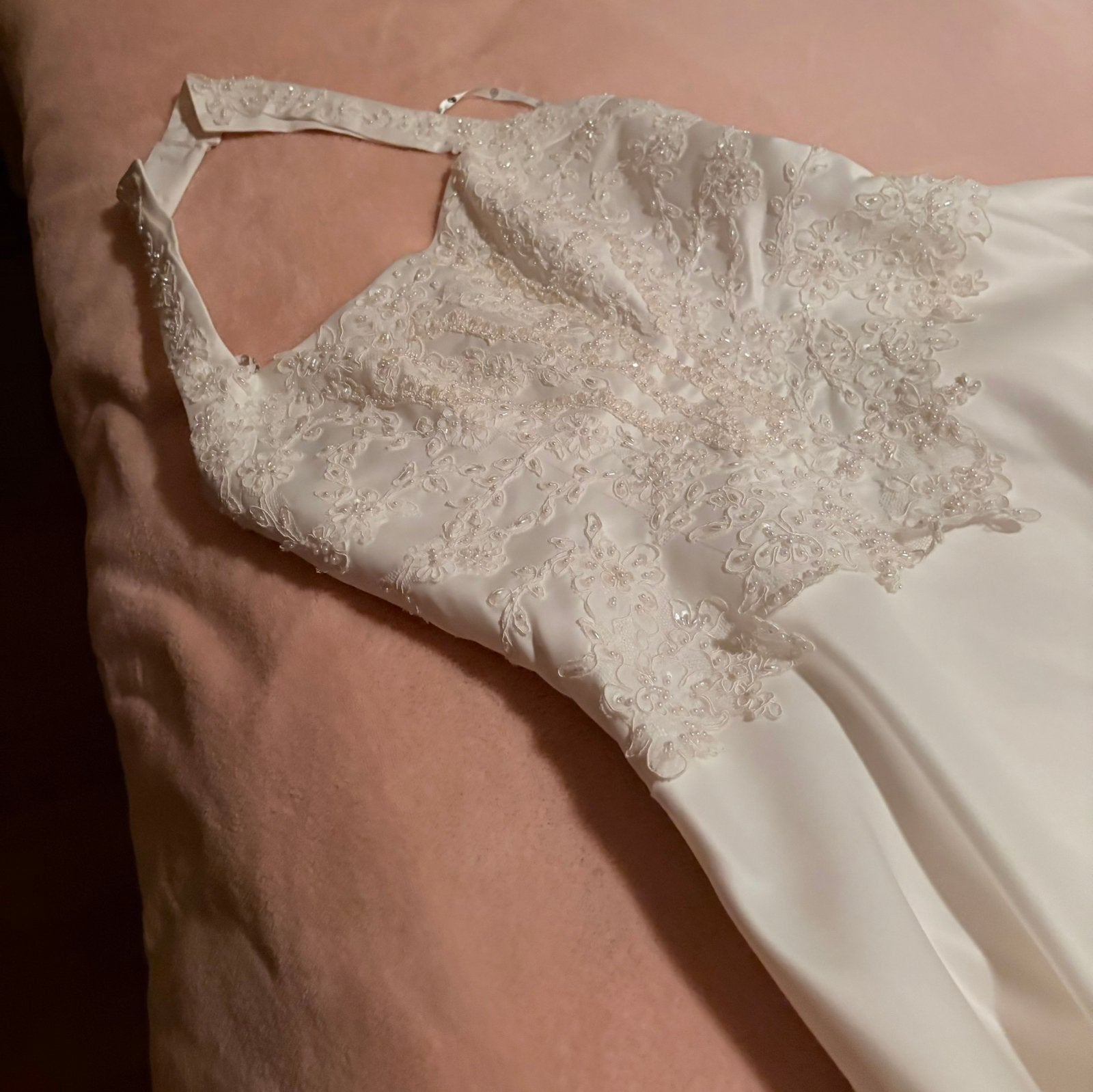 Nieuwe trouwjurk met accessoires maat 42/44, Kleding | Dames, Trouwkleding en Trouwaccessoires, Ophalen, Zo goed als nieuw, Wit