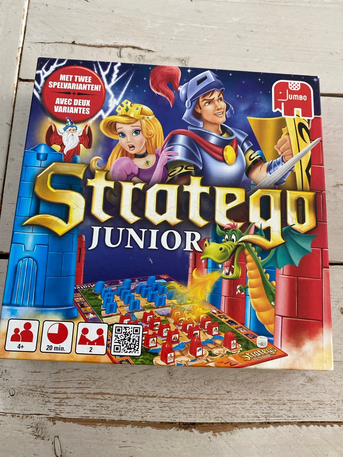 Stratego Junior Bordspel - Zo goed als nieuw, Hobby en Vrije tijd, Een of twee spelers, Ophalen of Verzenden, Zo goed als nieuw