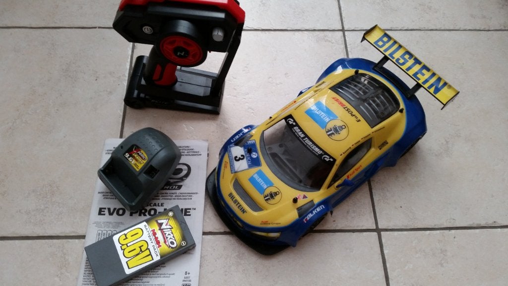 Audi R8 Pro-line Evo Nikko LMS 2.4ghz, Gebruikt, Schaal 1:14, Auto onroad, RTR (Ready to Run)