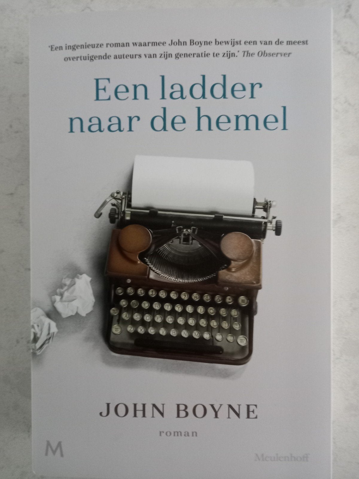 John Boyne - Een ladder naar de hemel, Ophalen of Verzenden, Zo goed als nieuw, John Boyne