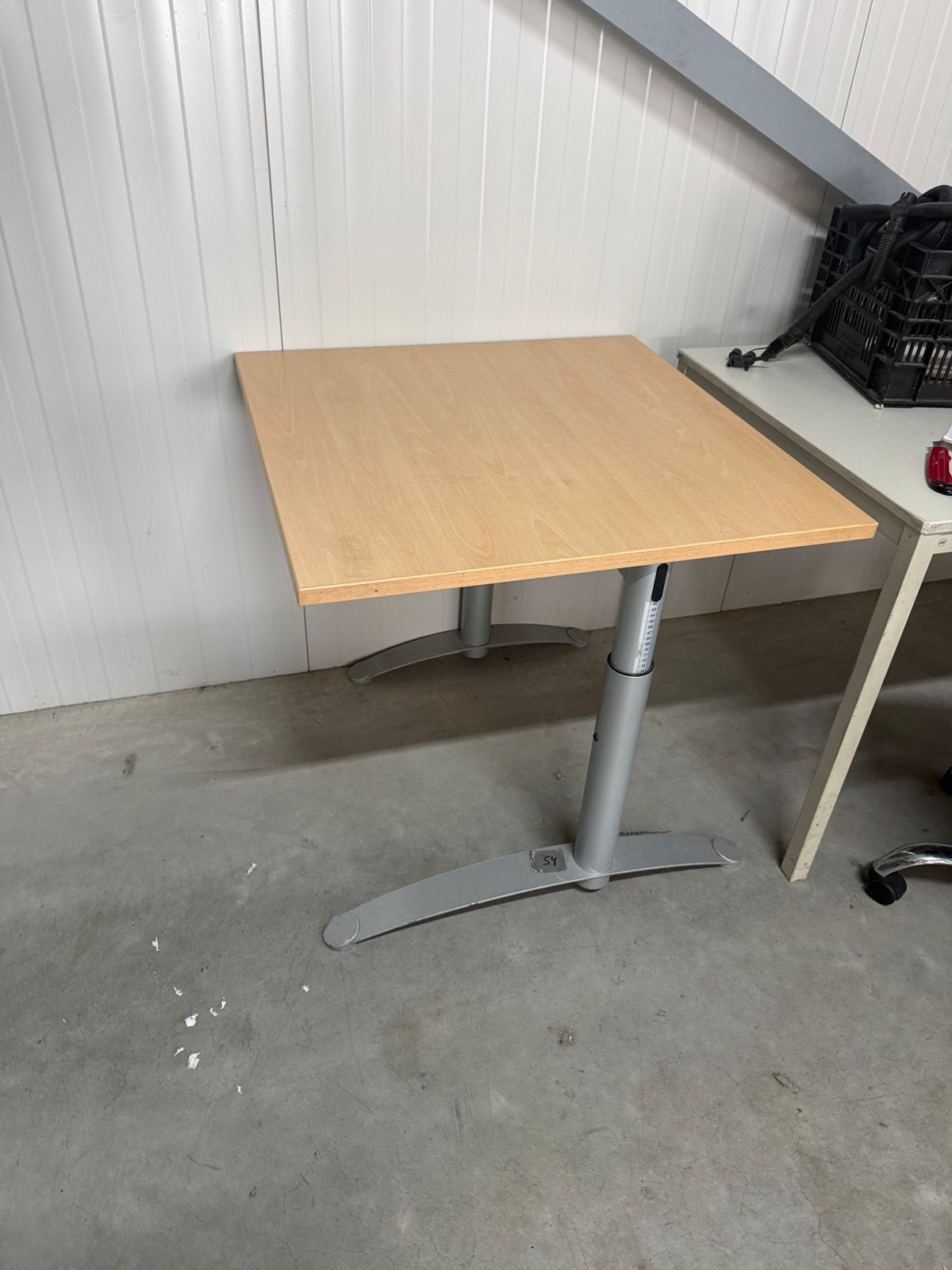 Vierkant buro 80x80cm, Doe-het-zelf en Verbouw, Tekentafels, Ophalen, Zo goed als nieuw, Minder dan 130 cm