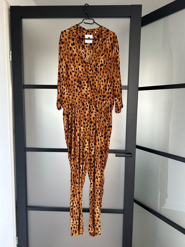Fabienne Chapot maat XL panter Jannah jumpsuit broekpak 3078
