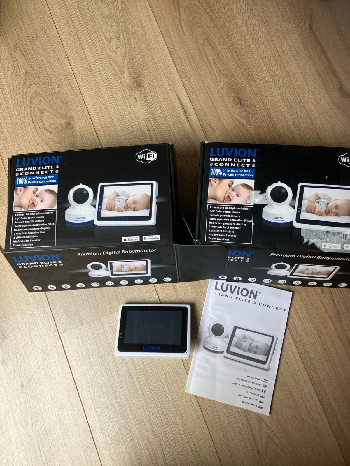 2 Luvion Grand Elite 3 Connect + extra scherm, Ophalen of Verzenden, Gebruikt, 250 meter of meer, Camera