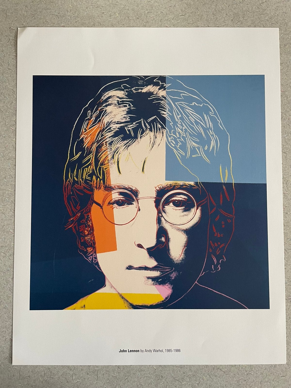 ~.~ Andy Warhol’s John Lennon ~ El Mundo ~.~, Rechthoekig Staand, Ophalen of Verzenden, Zo goed als nieuw, A1 t/m A3