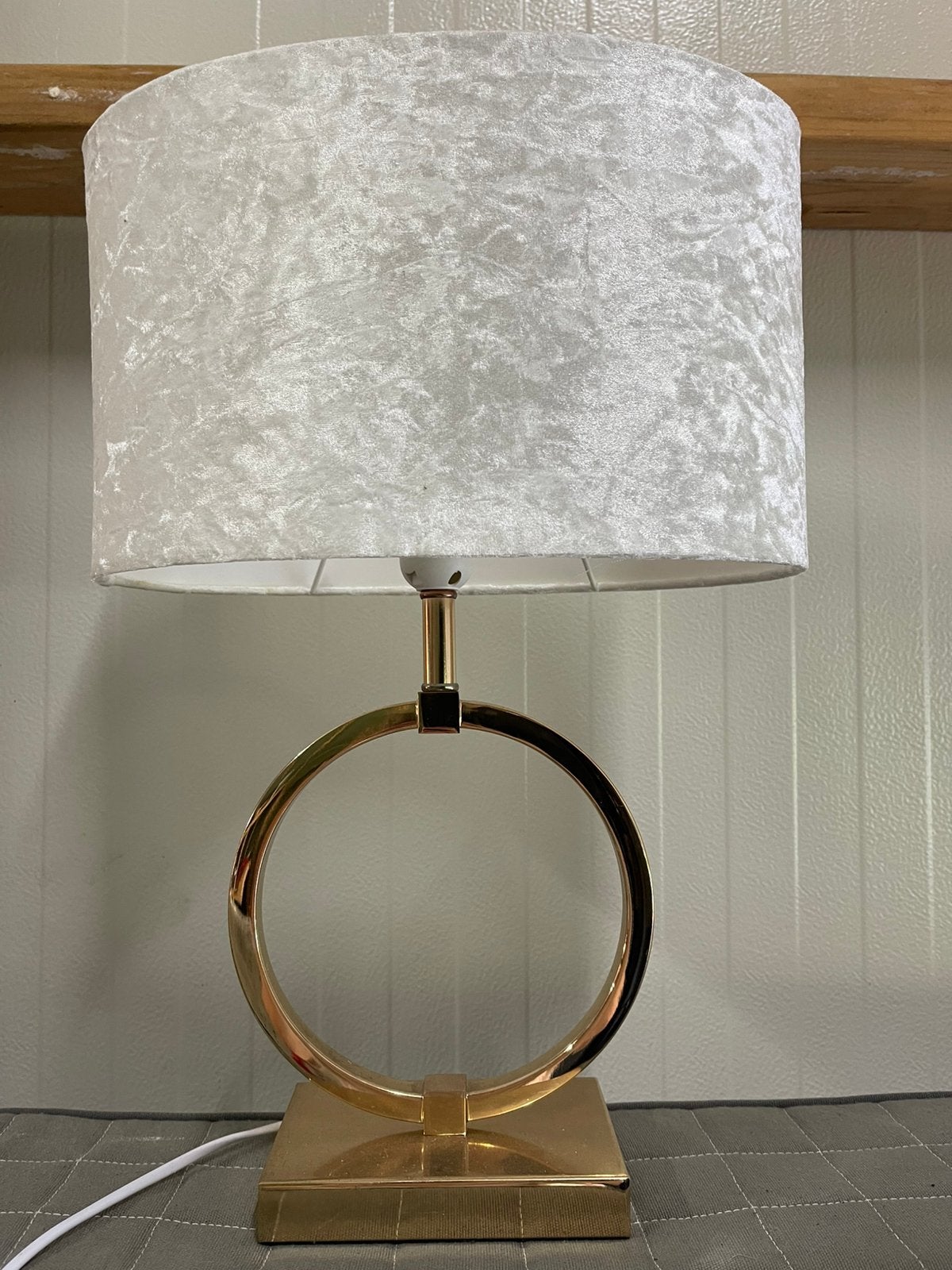 Eric kuster style gouden ringlamp, Ophalen, Zo goed als nieuw