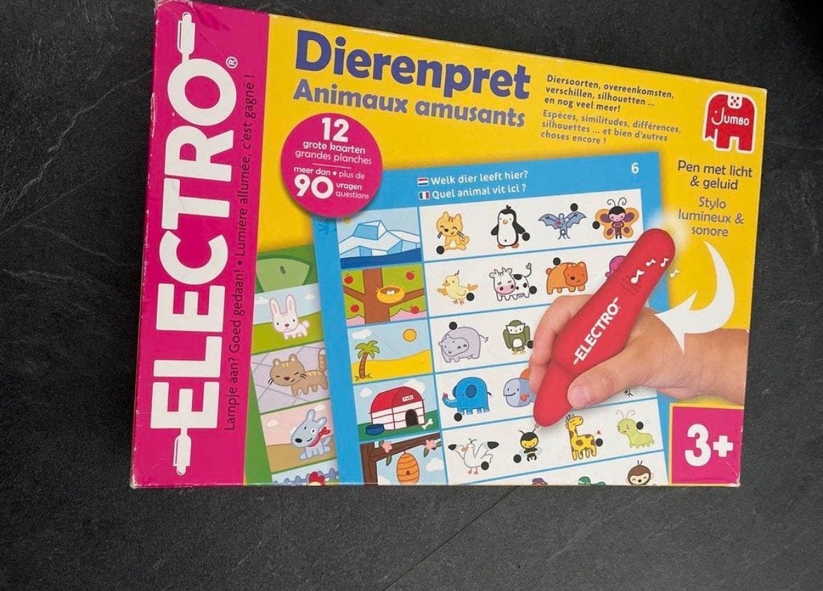 Jumbo Electro Dierenpret Educatief Spel met Licht & Geluid, Ophalen, Gebruikt, Ontdekken, Met licht