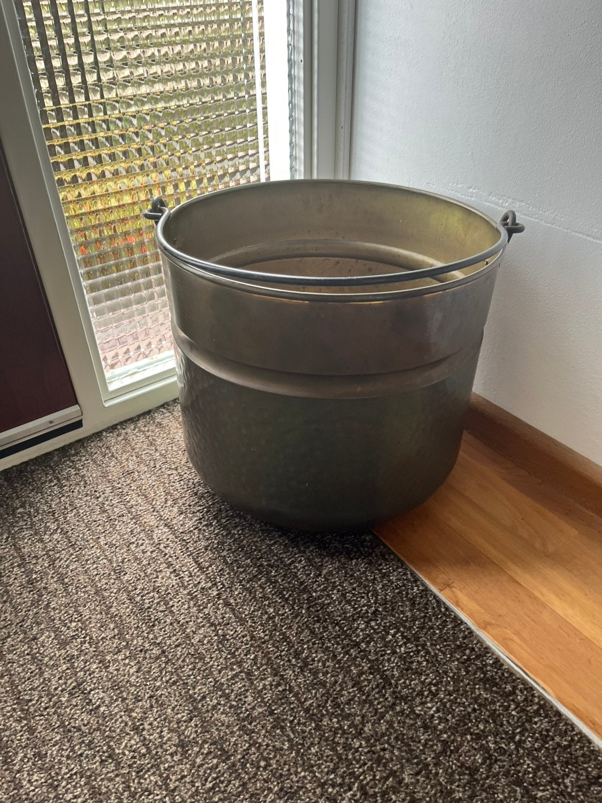 Koperen Ketel voor Haardblokken of decoratie, Ophalen, Koper