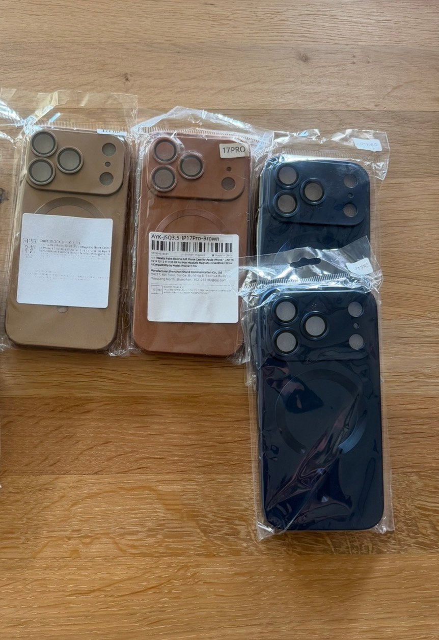 Nieuwe iPhone 17 Pro Hoesjes - Diverse Kleuren, IPhone 17, Zwart, Nieuw, Hoesje of Tasje