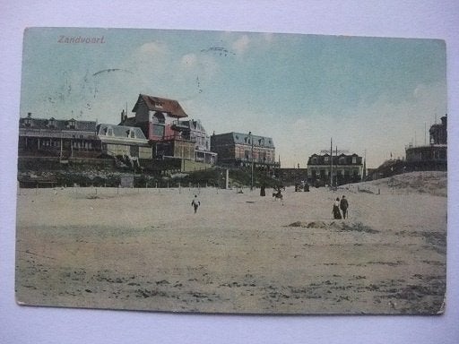 P278 Zandvoort - Strandgezicht - 1909, Verzenden, Voor 1920, Gelopen, Noord-Holland