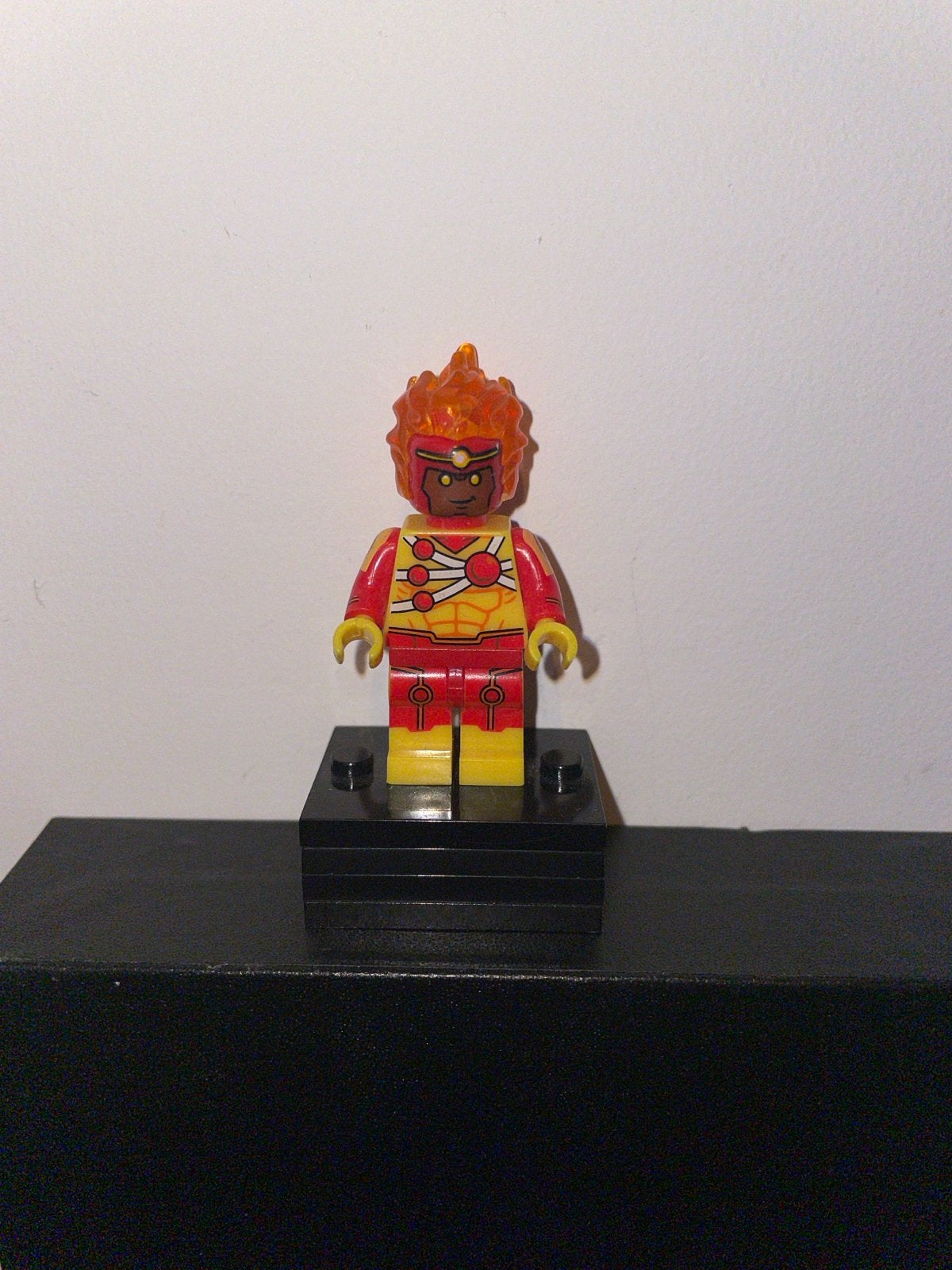 LEGO Firestorm Minifiguur - DC Comics Super Heroes custom, Ophalen of Verzenden, Zo goed als nieuw, Overige merken