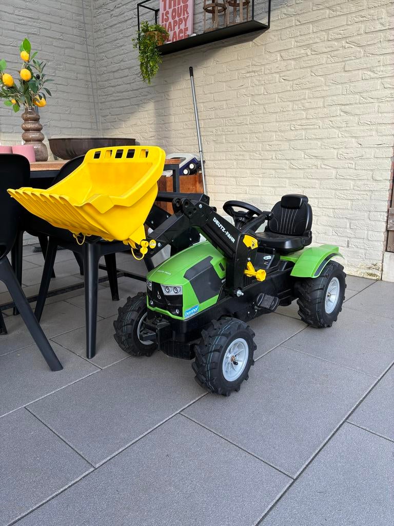 Deutz-Fahr traptrekker met luchtbanden en voorlader, Ophalen, Gebruikt, Trapvoertuig
