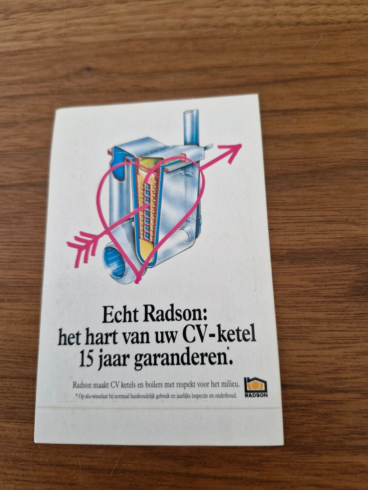 8547 Radson CV-ketel sticker - 15 jaar garantie, Ophalen of Verzenden, Nieuw, Overige typen