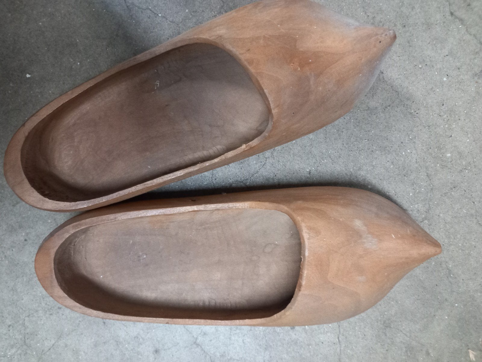 Antieke houten klompen - Maat 44, Ophalen of Verzenden