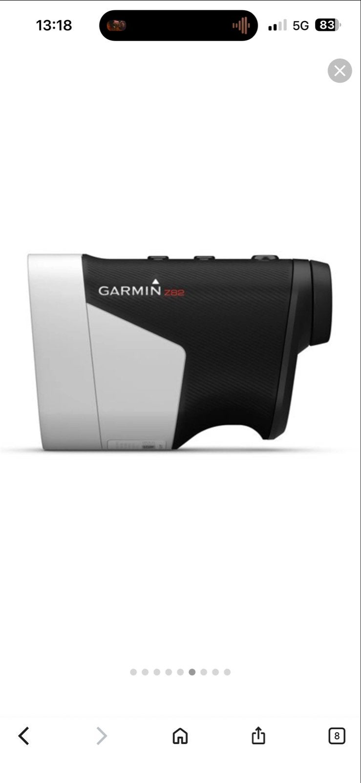 Garmin Approach Z82 Golf Laser Afstandsmeter, Ophalen, Zo goed als nieuw, Overige typen, Overige merken