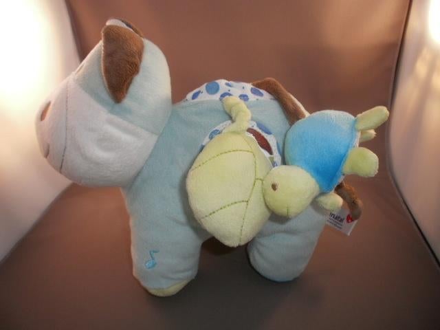 prenatal doe en speel knuffel met schildpad 30 cm, Ophalen of Verzenden, Zo goed als nieuw, Overige typen